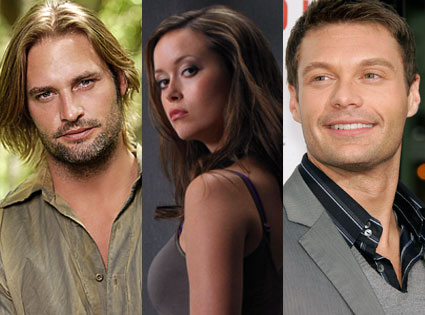 Josh Holloway (Lost), Summer Glau (Terminator: The Sarah Connor Chronicles), Ryan Seacrest (American Idol) Josh Holloway (Lost), Summer Glau (Terminator: The Sarah Connor Chronicles), Ryan Seacrest (American Idol)